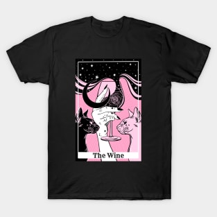 Pink Tarot card The Wine T-Shirt